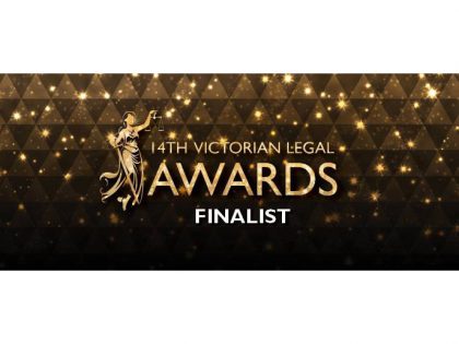 14th Victorian Legal Awards Finalist