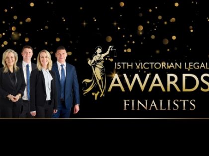 Finalists 15th Victorian Legal Awards!