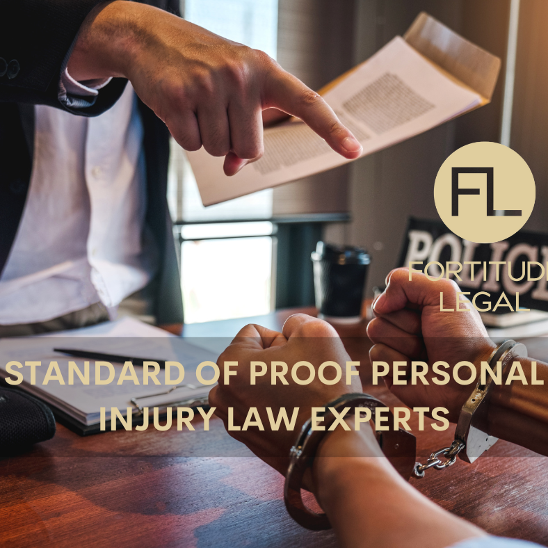 STANDARD OF PROOF PERSONAL INJURY LAW EXPERTS